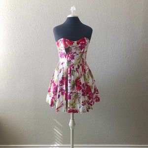 Allen B. by Allen Schwartz Semi-Formal Floral Mini Dress